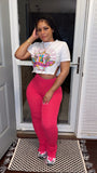 SKIM HER PANTS (HOT PINK)